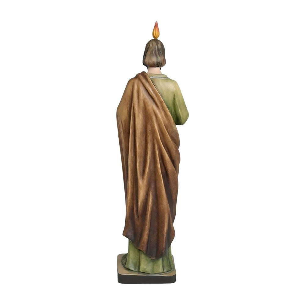Statue of Saint Jude Thaddeus Carved in Val Gardena Wood