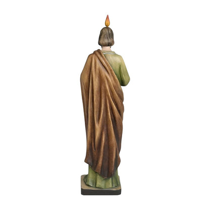 Statue of Saint Jude Thaddeus Carved in Val Gardena Wood