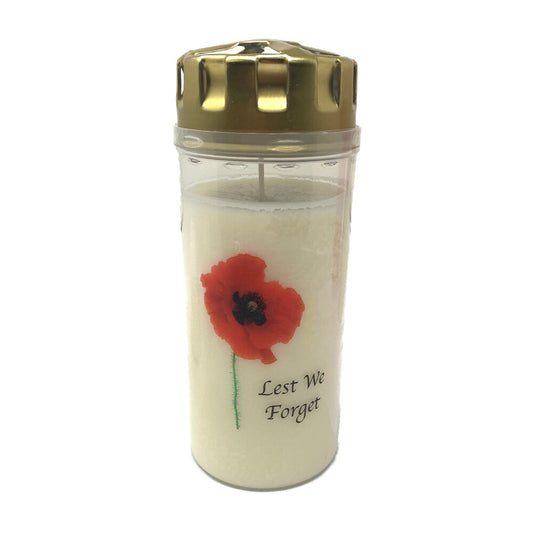 4 Day White Memorial Candles