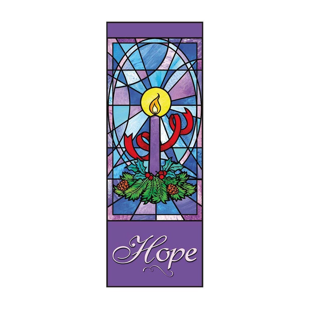 Celebrate Advent Candle Series Banners - 4 Piece Set