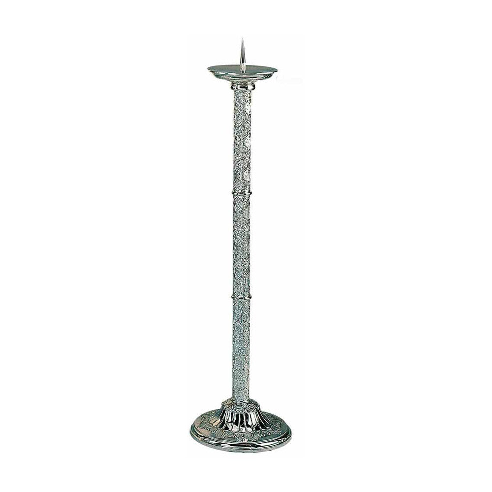 44" High Brass or Silver Plated Paschal Candlestick
