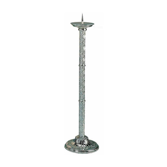 44" High Brass or Silver Plated Paschal Candlestick