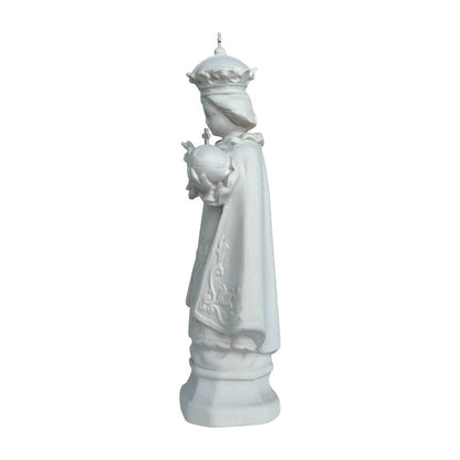Infant Jesus of Prague Polychrome Hand-Carved Wooden Statue