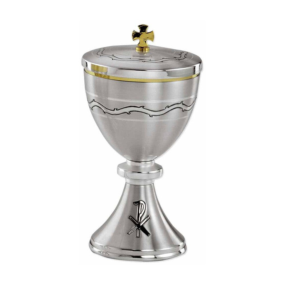 7 5/8" High Vine & Chi Rho Ciborium