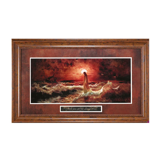 Christ Walking On Water By Jason Bullard