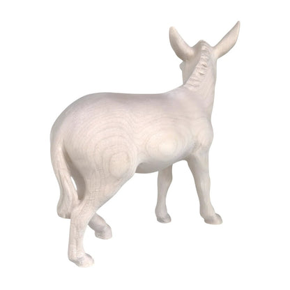 Standing Donkey in Maple Wood