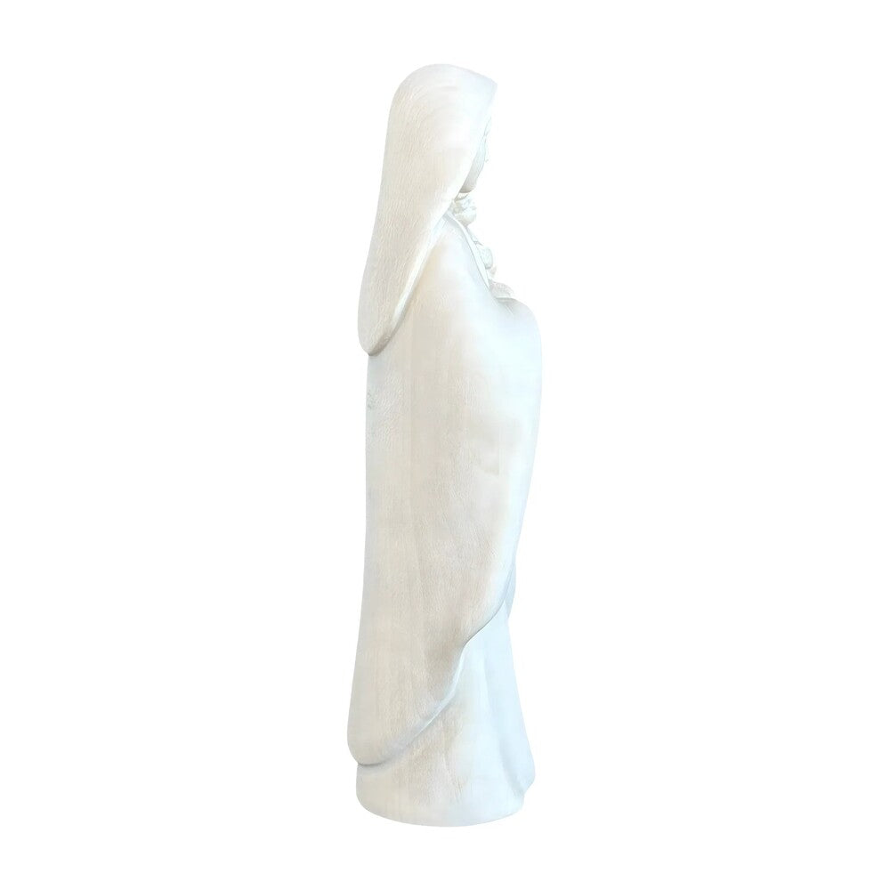 Modern Madonna and Child Sculpture in Maple and Lime wood Val Gardena