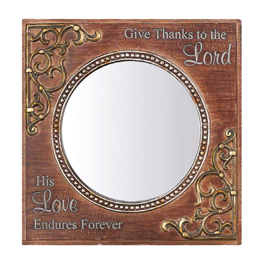 Give Thanks To The Lord Wall Mirror