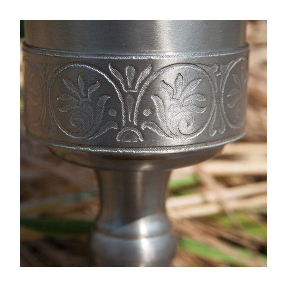 Medieval Antique Finish Pewter Chalice