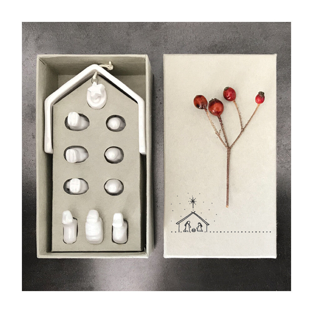 Porcelain Nativity Set