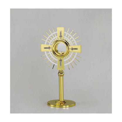 21 1/4" Silver & Gold Plated Monstrance