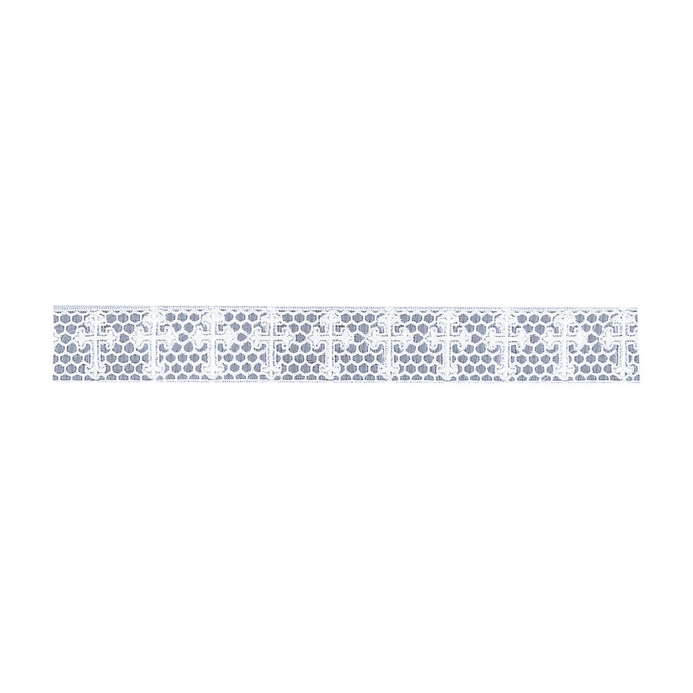 Tropical Weight Poly/Wool Blend Alb With Lace