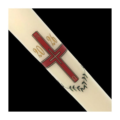 3" x 12" Home Paschal Candle with Transfer