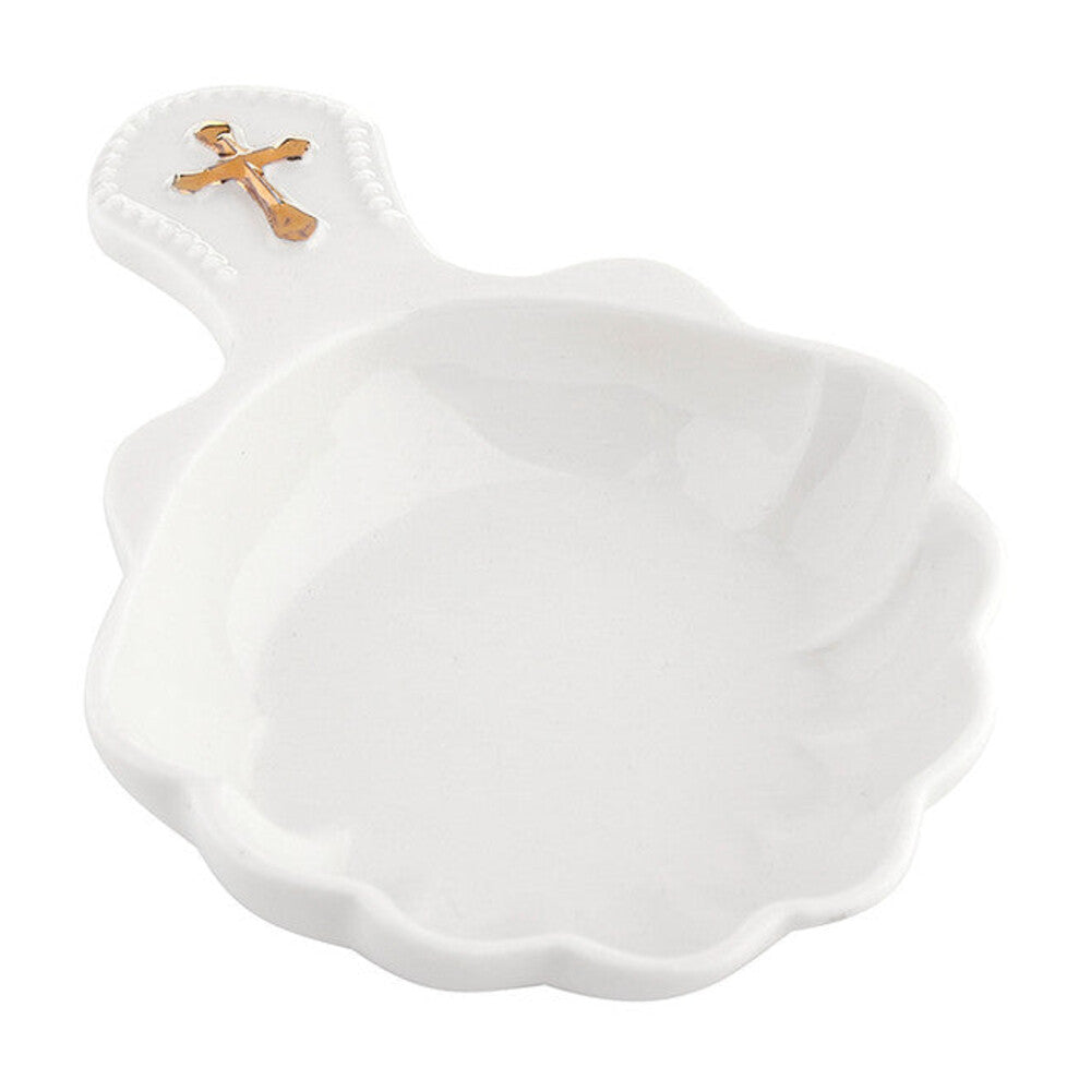 Porcelain Baptismal Shell in Gift Box