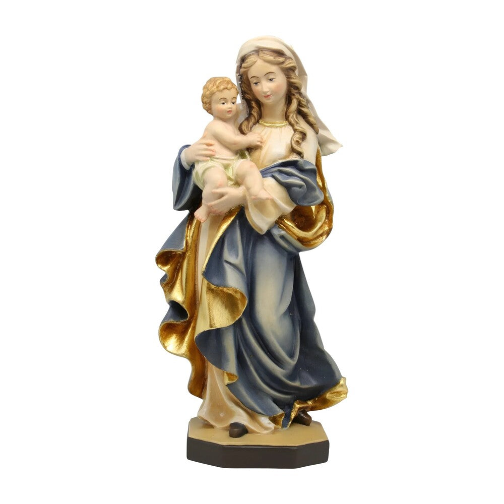 Statue Our Lady of Reverence carved in Val Gardena Wood