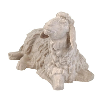 Laying Sheep - Maple Wood (head up)