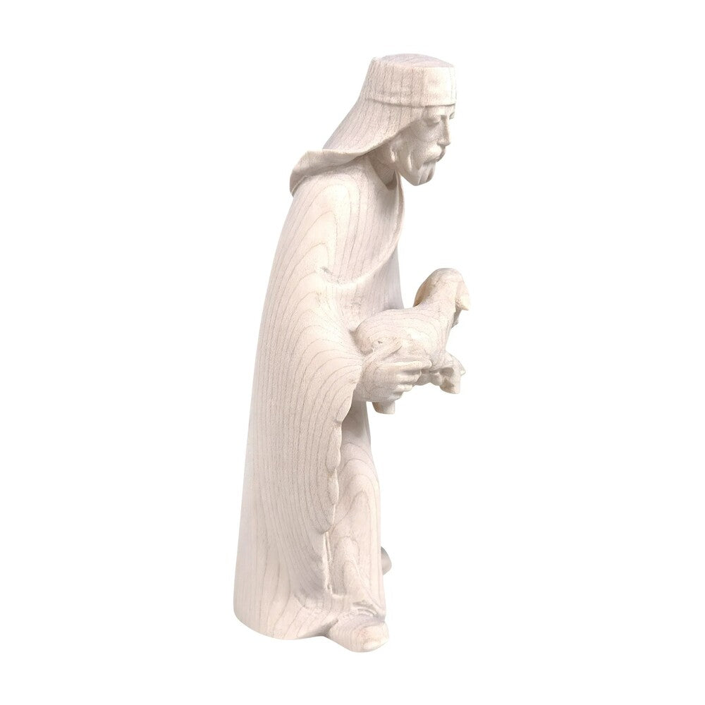 Shepherd with Lamb in Maple Wood