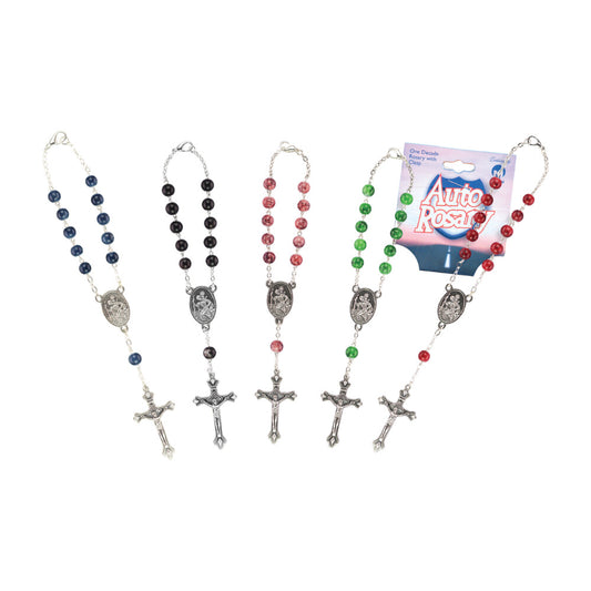One Decade Auto Rosaries