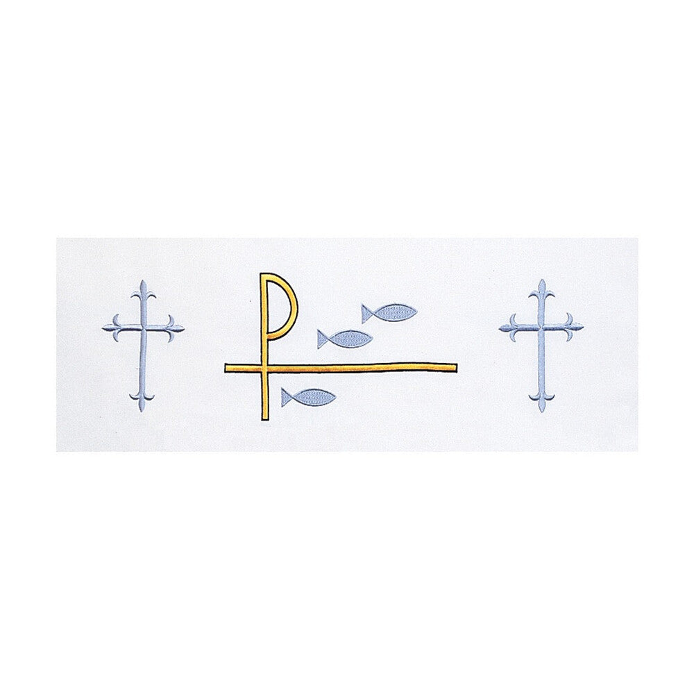 Washable Fitted Altar Cloth - Design BVSL9405 Available In 6 Liturgical Colours