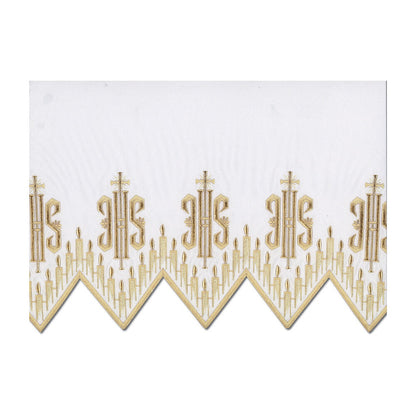 Gold Metallic Embroidered Altar Cloth - Design BV1408MG