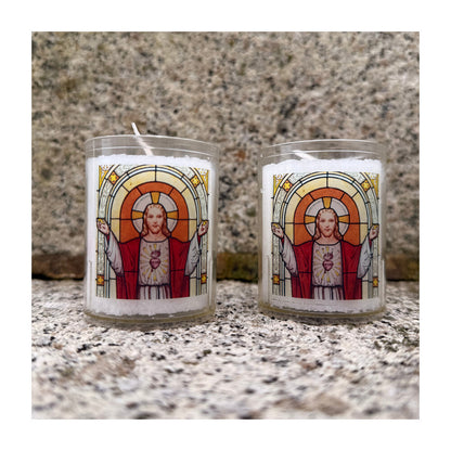 Sacred Heart 24hr Votive Lights, Pack of 4