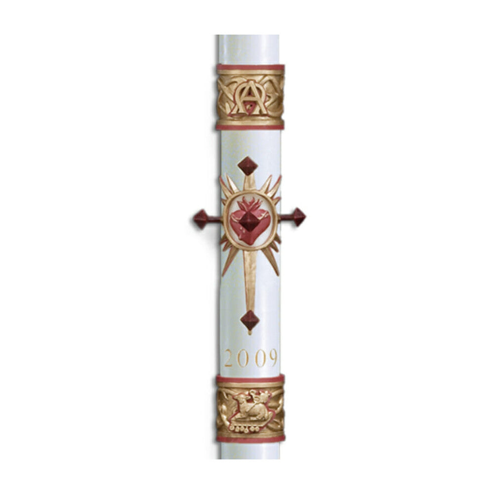 Sacred Heart Paschal Candle