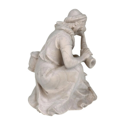 Shepherd with Horn and Lamb - Maple Wood