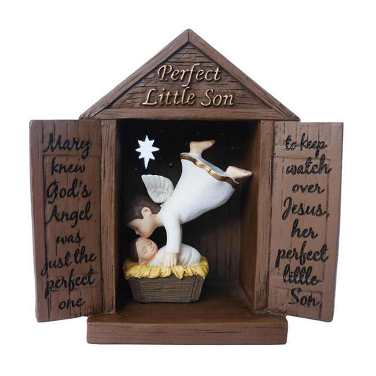 Christmas Perfect Little Son & Angel Figurine