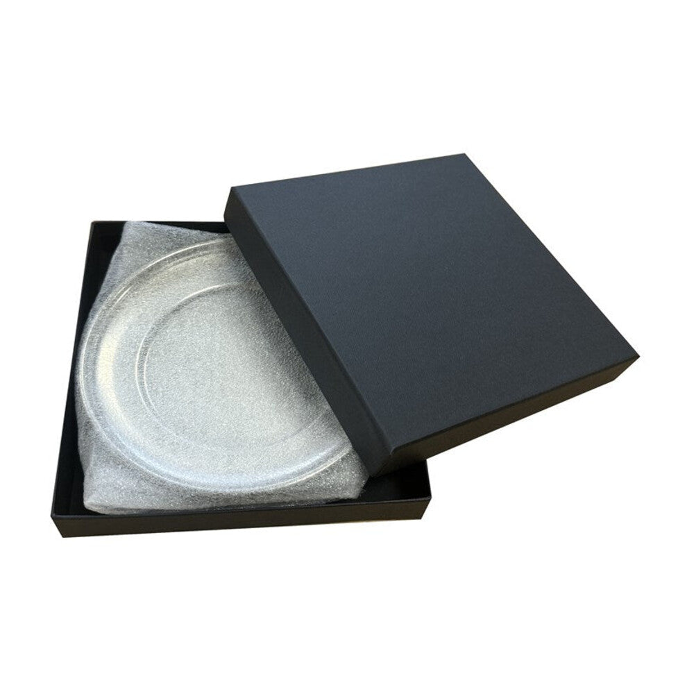 Small Polished Pewter Plate