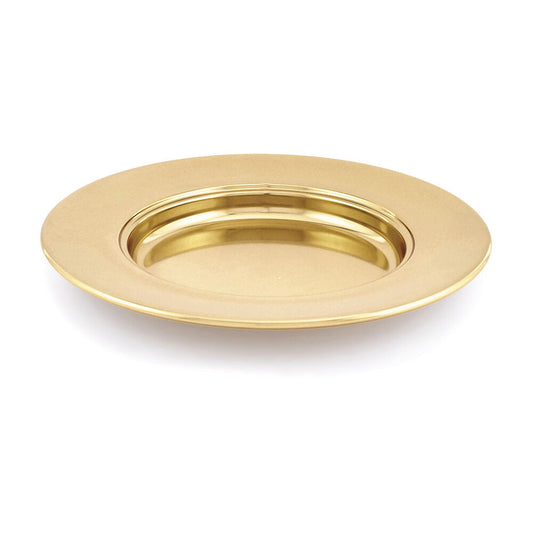 Solid Brass Bread Plate