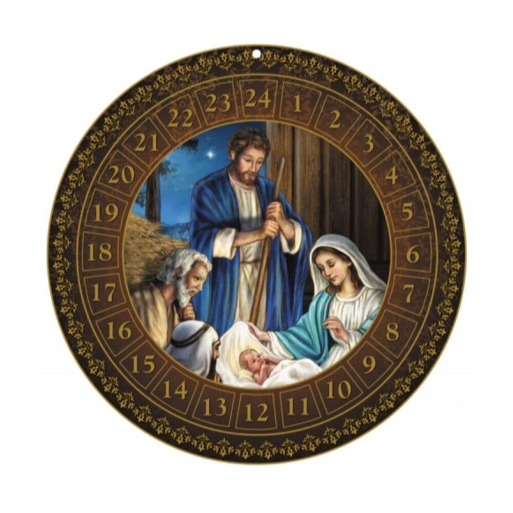 Holy Family Round Advent Calendar