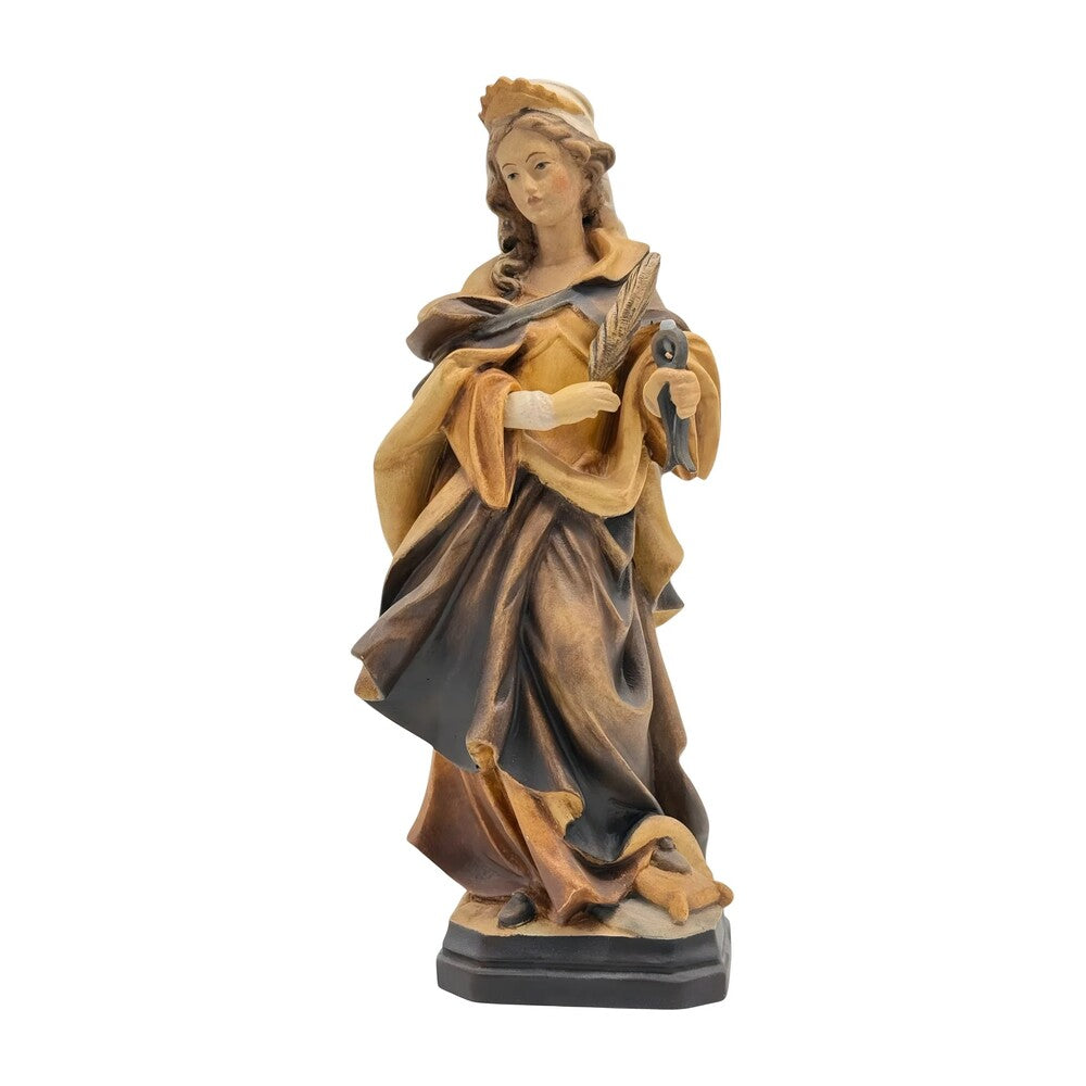 Saint Apollonia | Carved Wood Statue, Patron Saint of Dentists