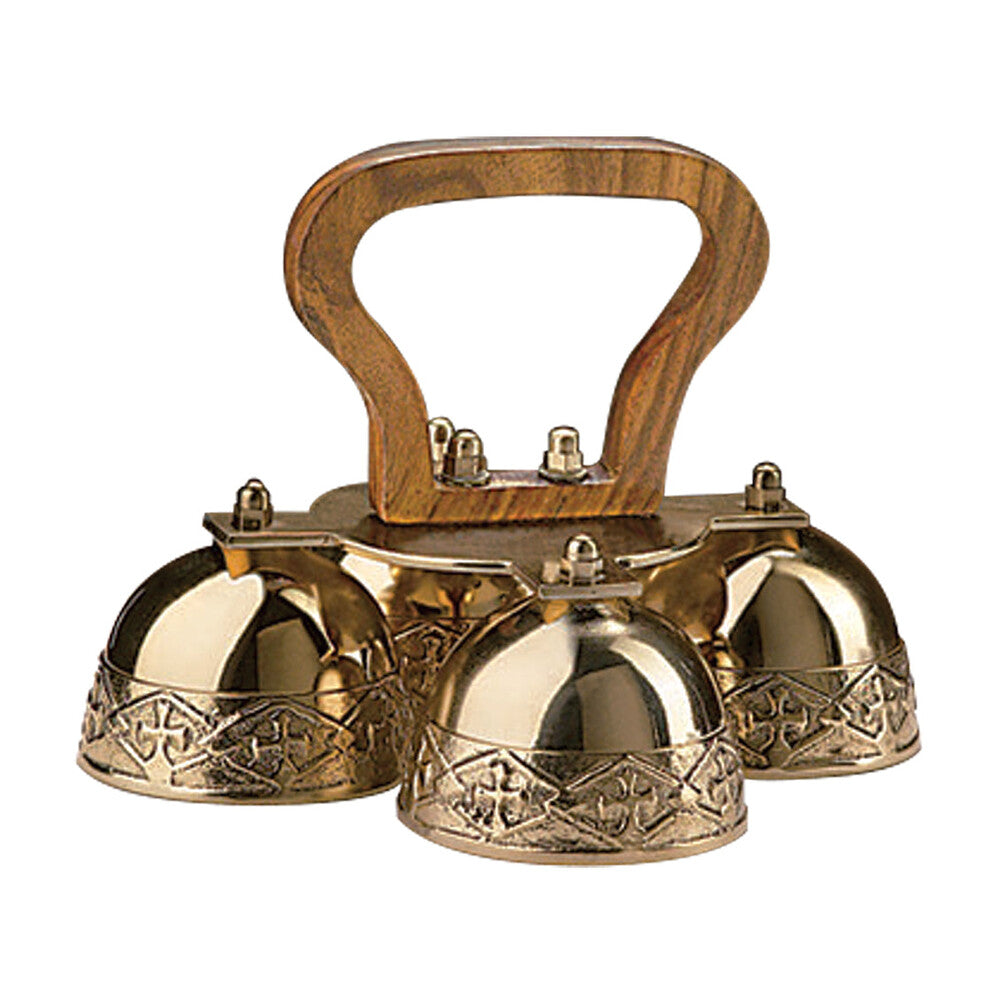 Four Bell Embossed Altar Bells CBGC809