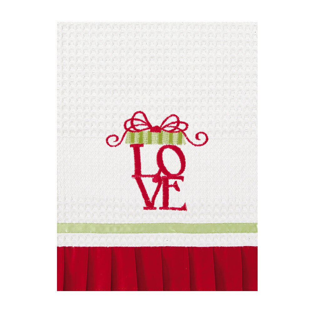 100% Cotton Christmas Love Kitchen Towel