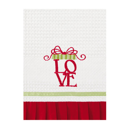 100% Cotton Christmas Love Kitchen Towel