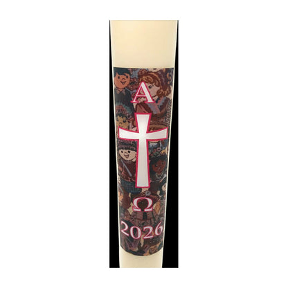 Children of the World Paschal Candle