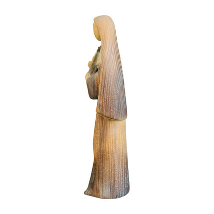 Saint Rita of Cascia Wooden Statue Carved | Modern Design Val Gardena