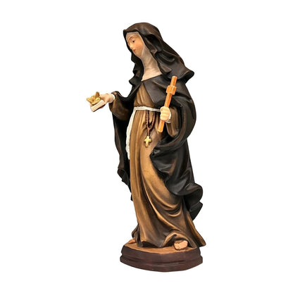 Saint Joan Mary de Maillé – Wood Carving from Val Gardena