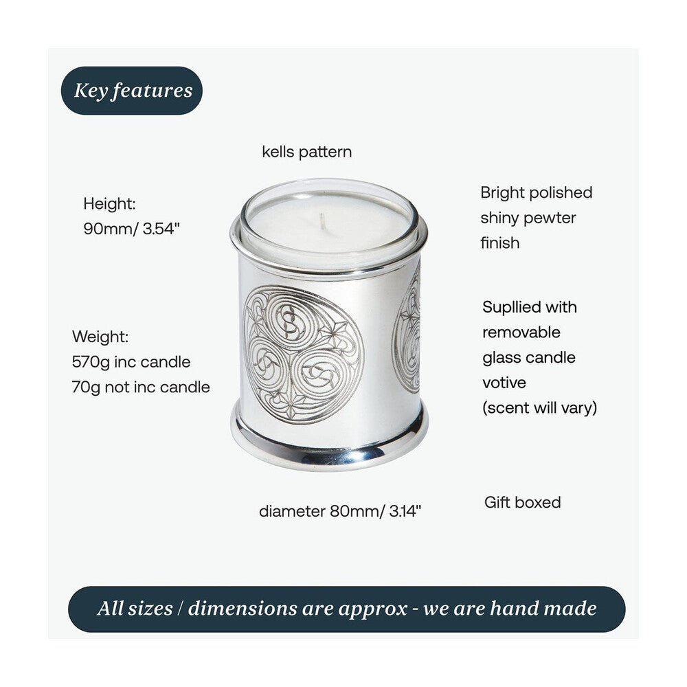 Kells Pewter Candle Votive