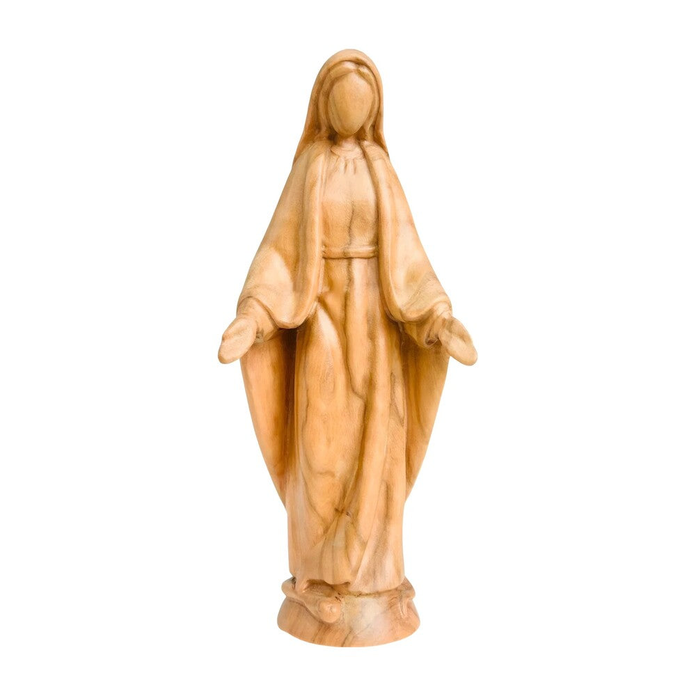 Modern Miraculous Madonna – Val Gardena Wood Carving
