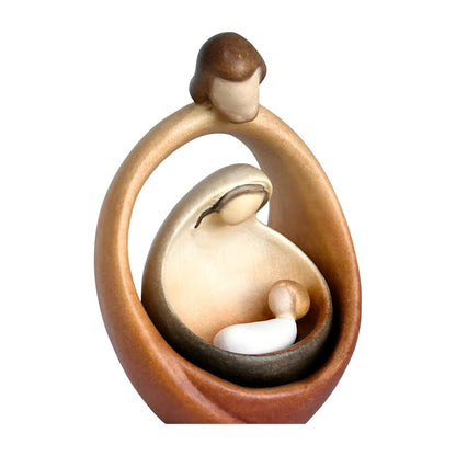 Sacred Family Modern Minimalist Nativity Scene - Wood Sculpture