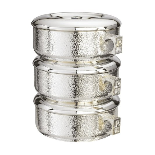 3pc. Stacking Ciboria Set Talon Texture