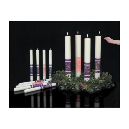 Artisian Wax Advent Candles