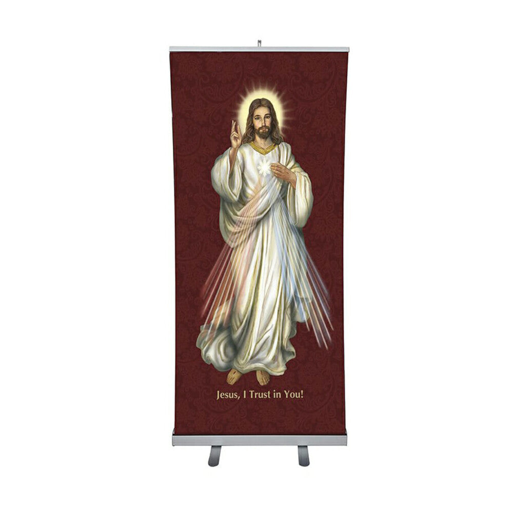 Retractable Banner - Divine Mercy