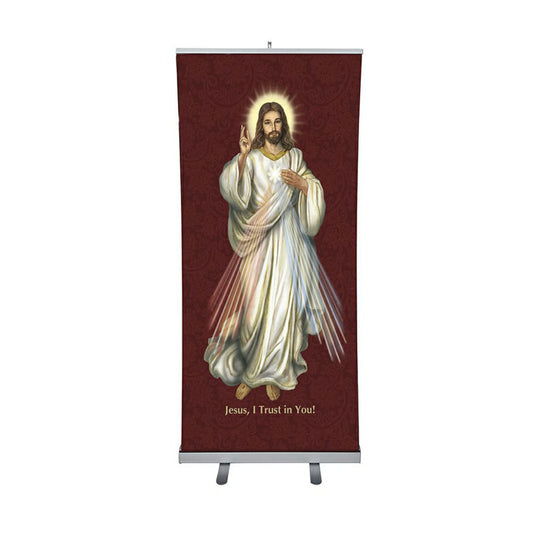 Retractable Banner - Divine Mercy