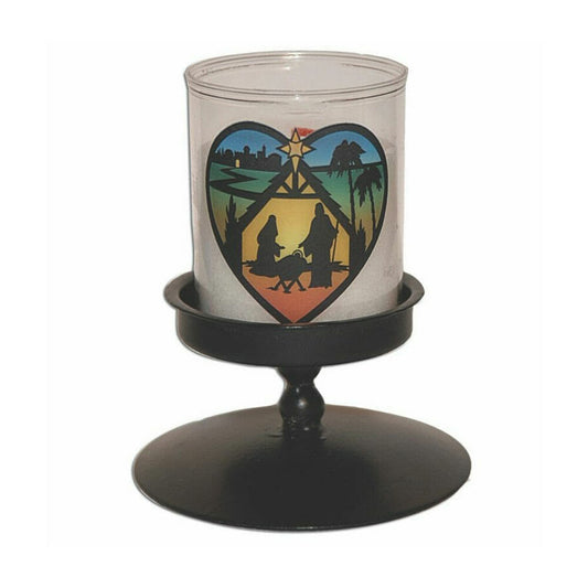 Wrought Iron 24 Hour Votive Candle Stand