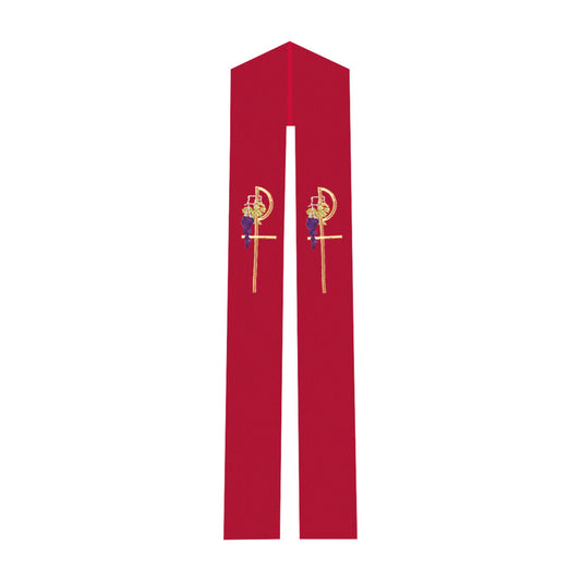 Chi Rho & Grapes Overlay or Deacon Stole
