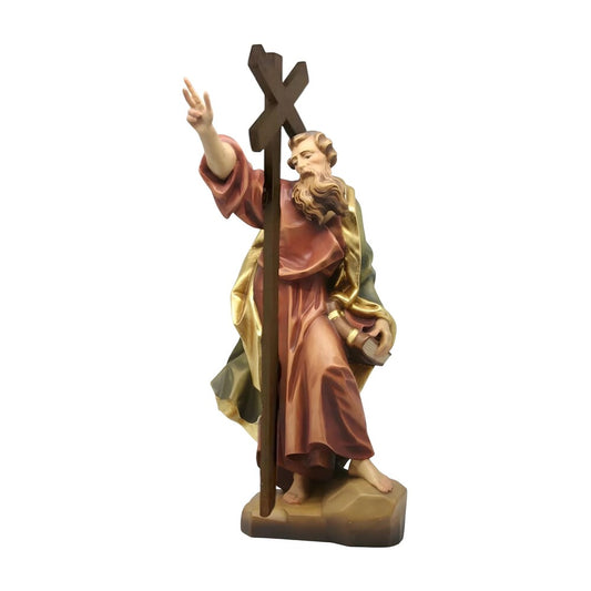 St. Andrew, Wood Carving from Val Gardena
