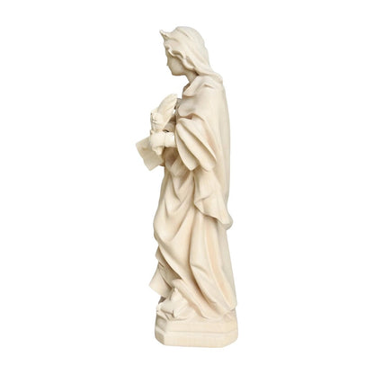 St. Christina Wooden Sculpture Painted and Gilded from Val Gardena