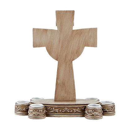 Crucifix Lenten Candleholder
